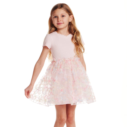 kids-2-6x-rib-knit-dress-with-3d-floral-tulle-skirt-light-pink Andy & Evan at Sophia's Style-3